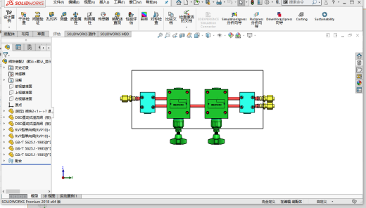液压阀块模型缩略图