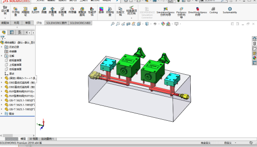 液压阀块模型缩略图