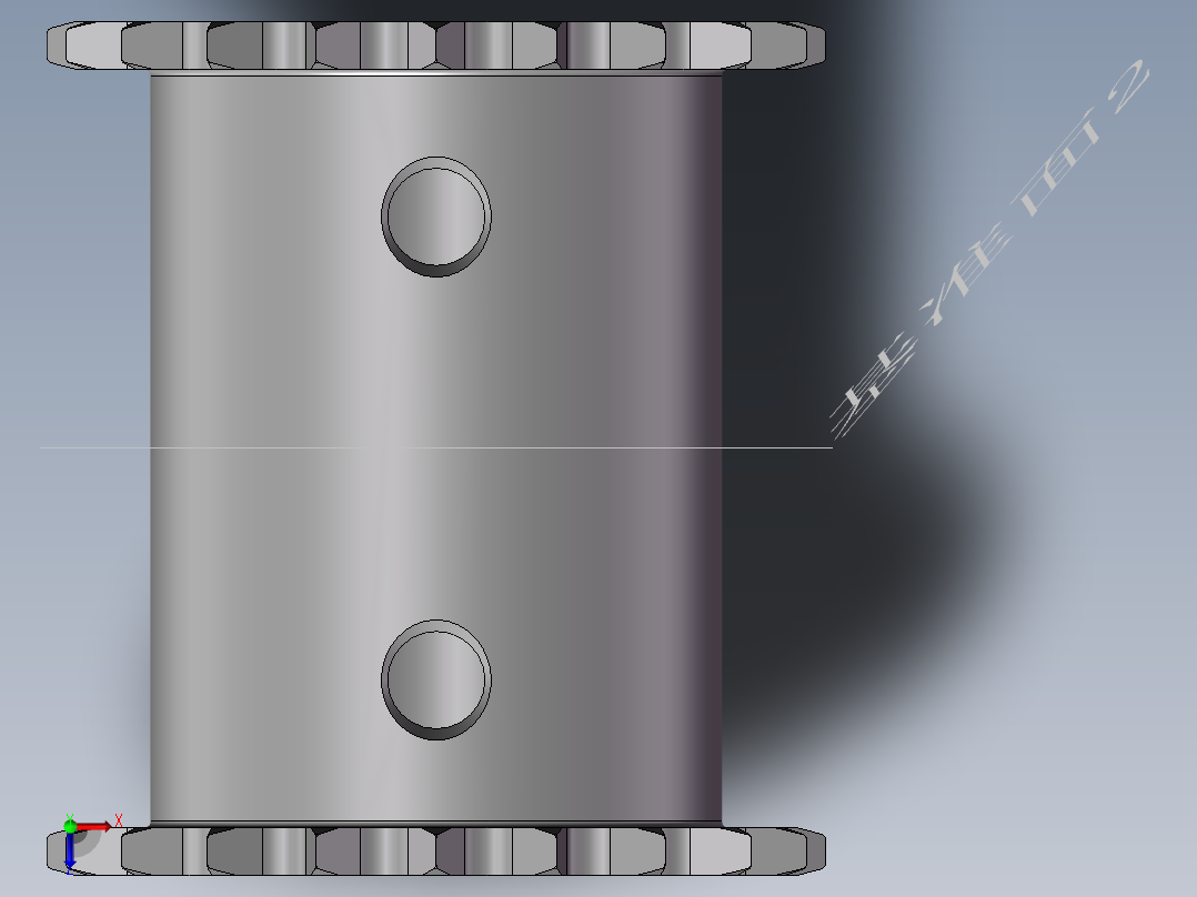 S25 双联推动链轮俯视图