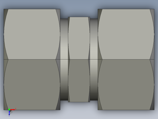 卡套式工业通用硬管接头EO Union G18ZL71俯视缩略图