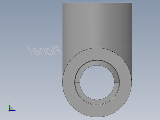 聚氯乙烯三通件左视缩略图