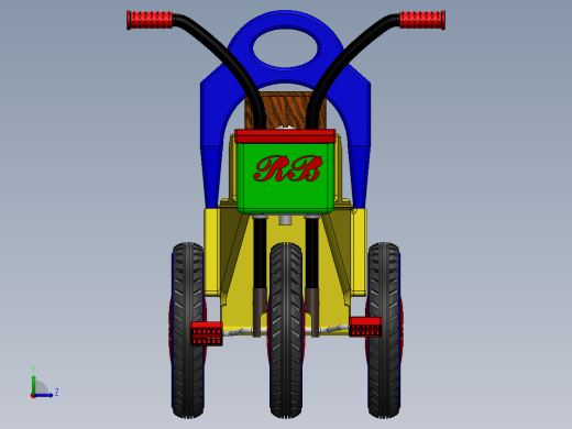 儿童三轮车-5--sw左视缩略图