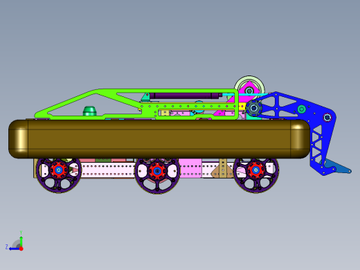工程训练低经济智能物流搬运小车右视缩略图
