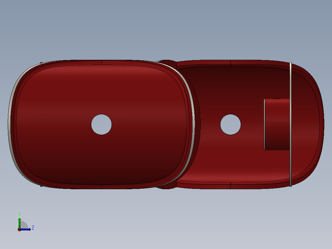 冷冻烤肉机左视图