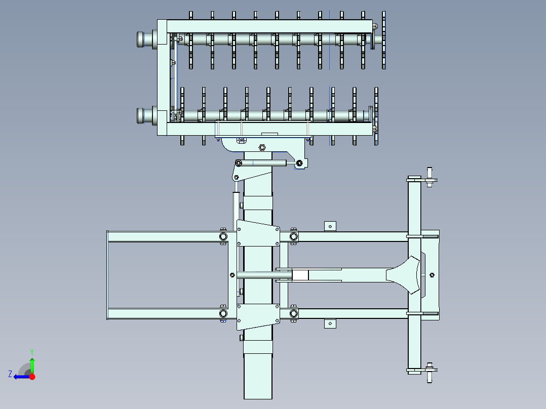 葡萄藤预修剪机ug10右视图