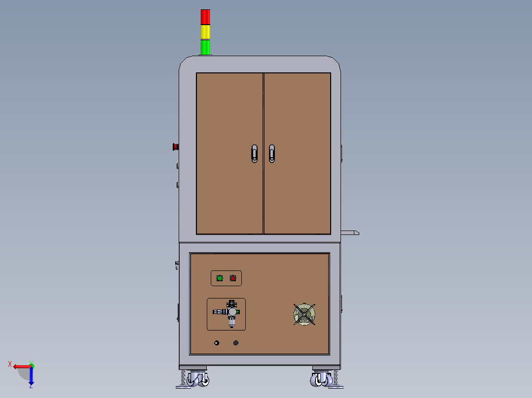 磁通测量机sw24可编辑右视图