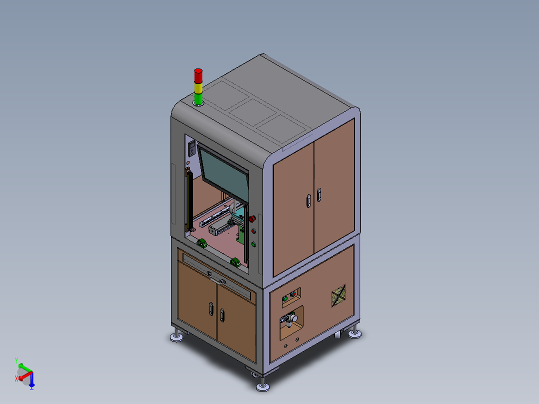 磁通测量机sw24可编辑正等轴测图