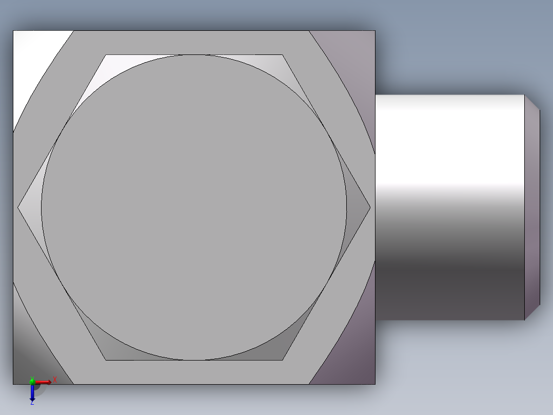 高压铰接式90度接头、1CI-14-B04俯视图