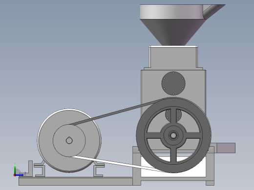 农用榨油机左视缩略图