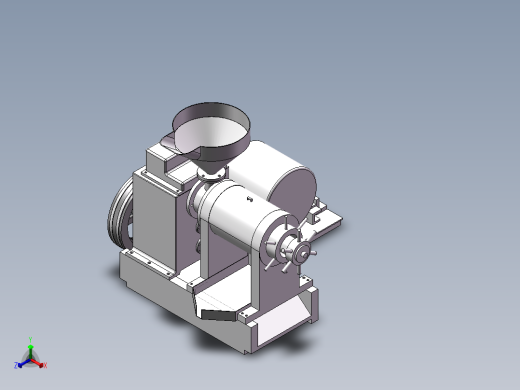 农用榨油机正等轴测缩略图
