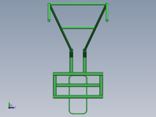 耕耘机底盘左视缩略图
