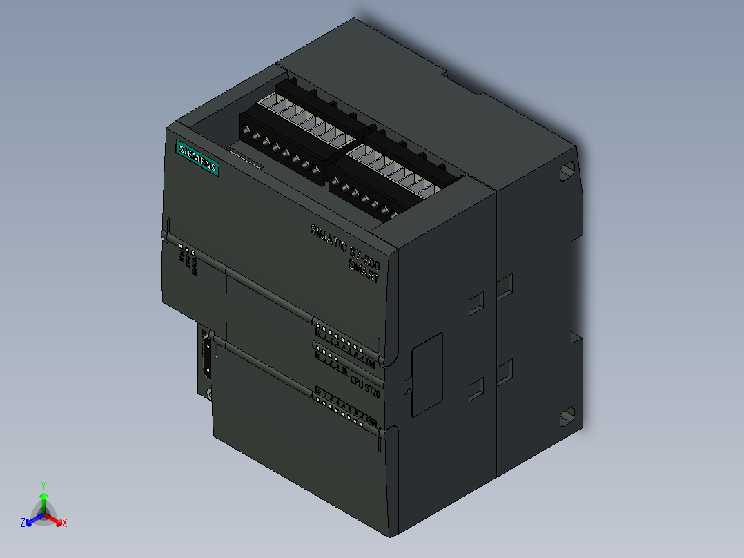 西门子S7-200(6ES7 288-1ST20-0AA1)3D模型主视图
