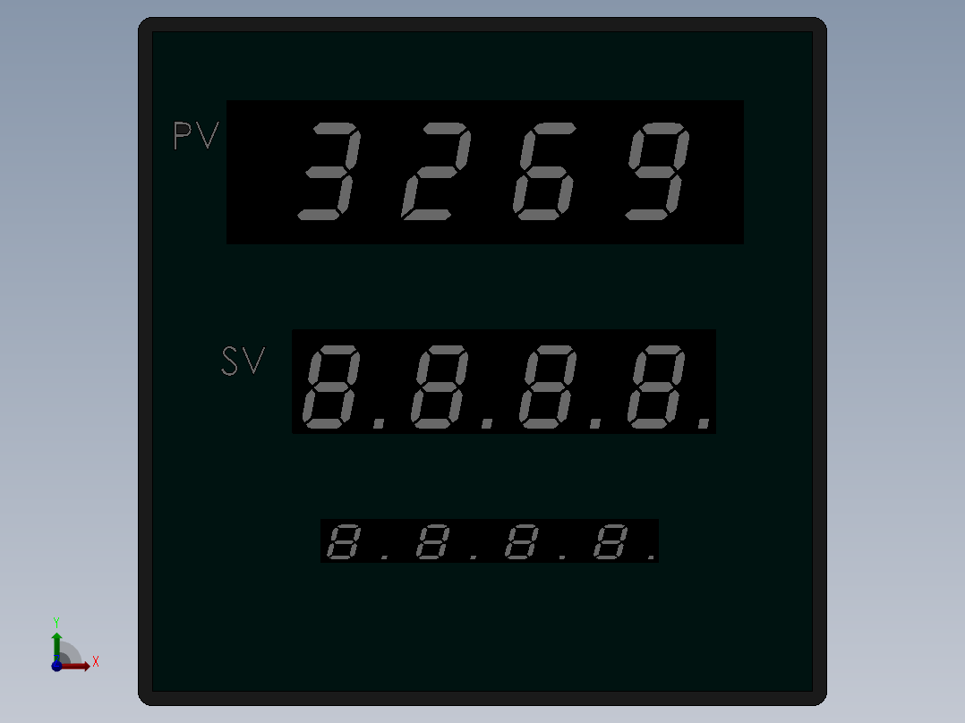 DH-T智能温控仪(T48)DH-T48前视图