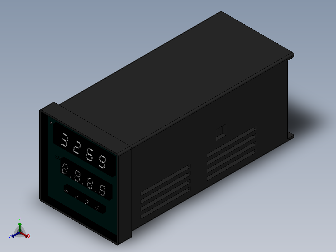 DH-T智能温控仪(T48)DH-T48正等轴测图