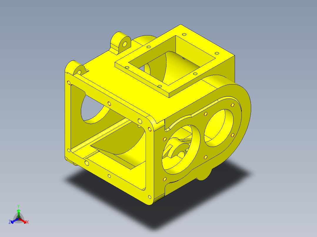 原稿！！成都，变速箱壳体专用机床设计-钻6-M8底孔组合机床设计367898主视图