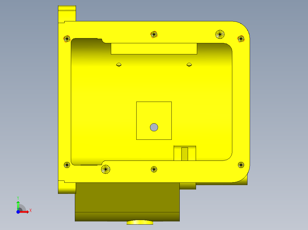 原稿！！成都，变速箱壳体专用机床设计-钻6-M8底孔组合机床设计367898前视图