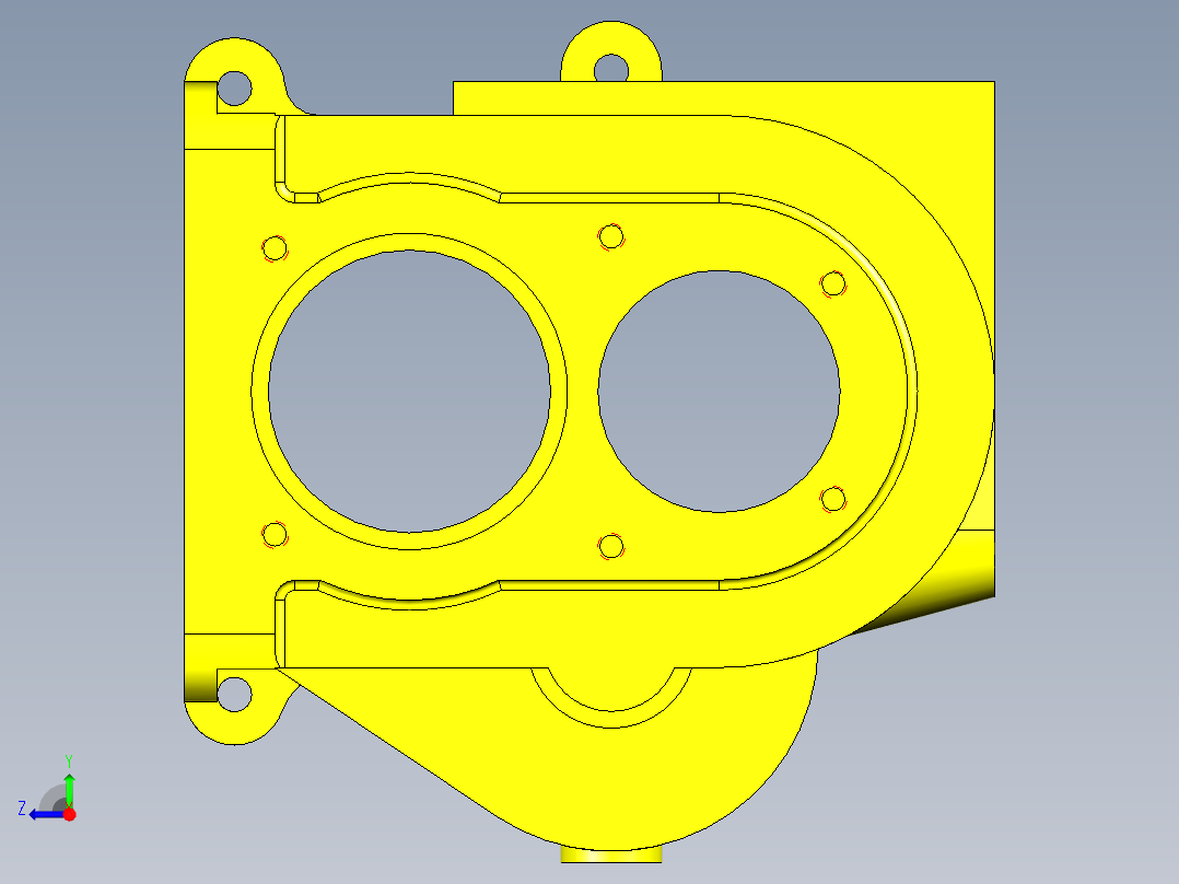 原稿！！成都，变速箱壳体专用机床设计-钻6-M8底孔组合机床设计367898右视图
