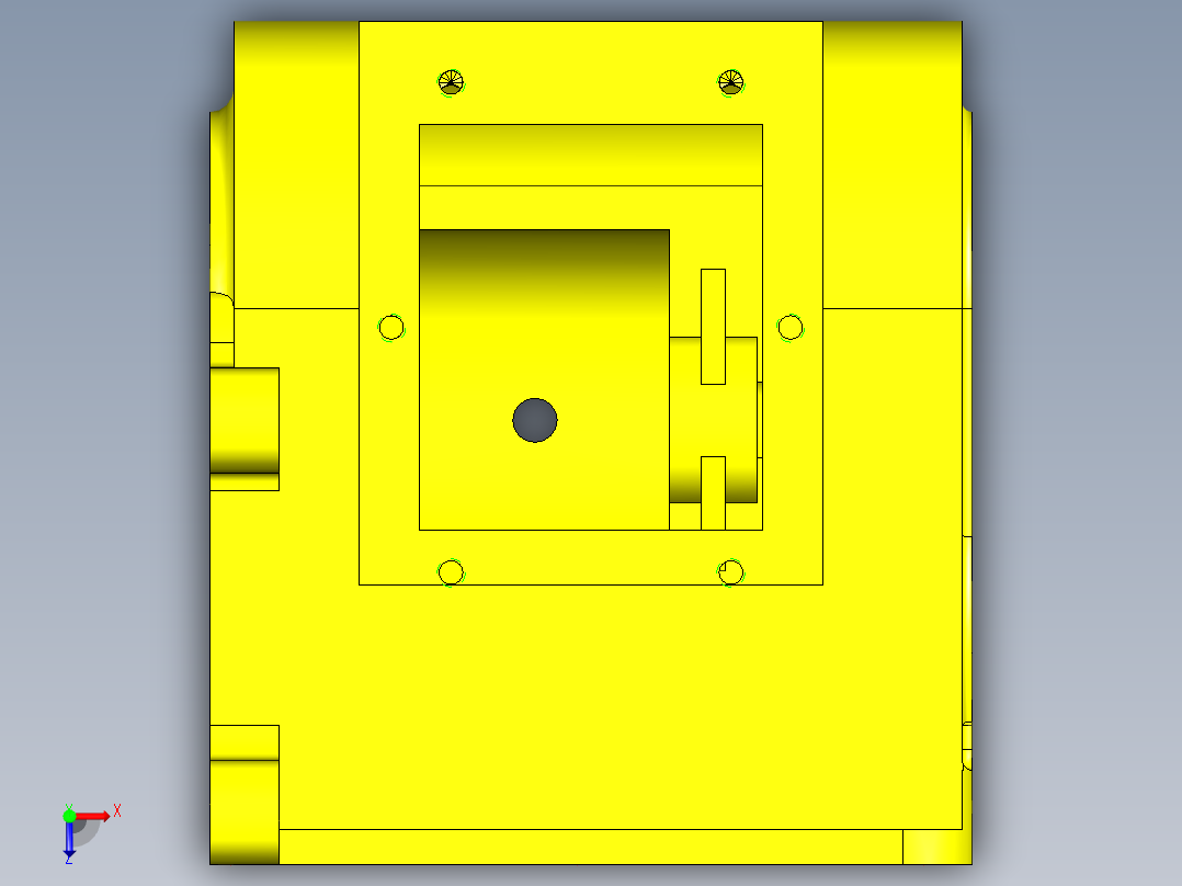 原稿！！成都，变速箱壳体专用机床设计-钻6-M8底孔组合机床设计367898俯视图
