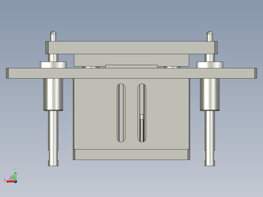 -001定位机构顶升-30-50后视图