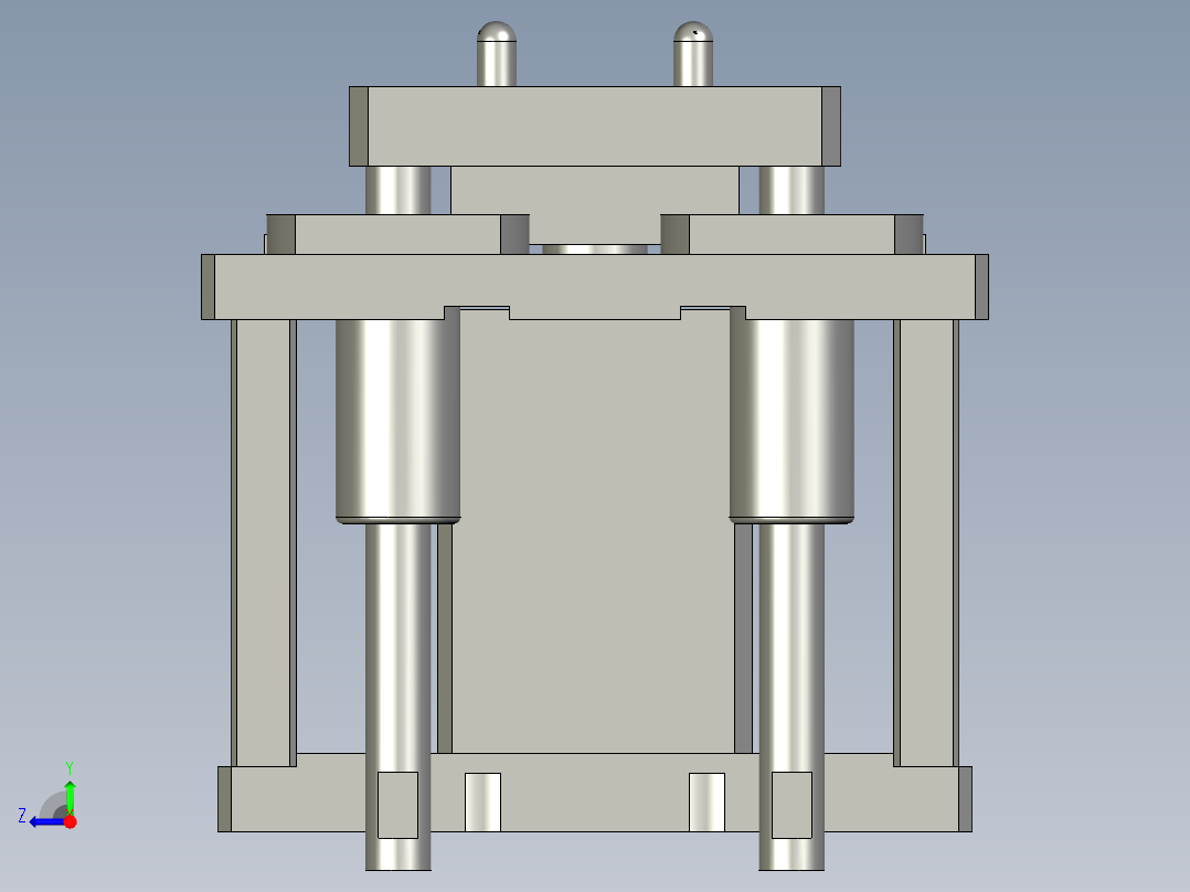 -001定位机构顶升-30-50右视图