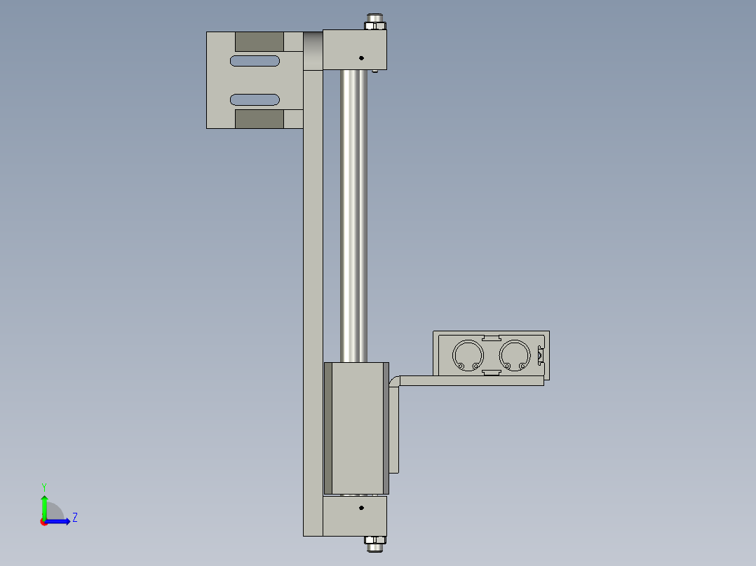SLZZ-01B-A-00-橡胶件上料组左视图