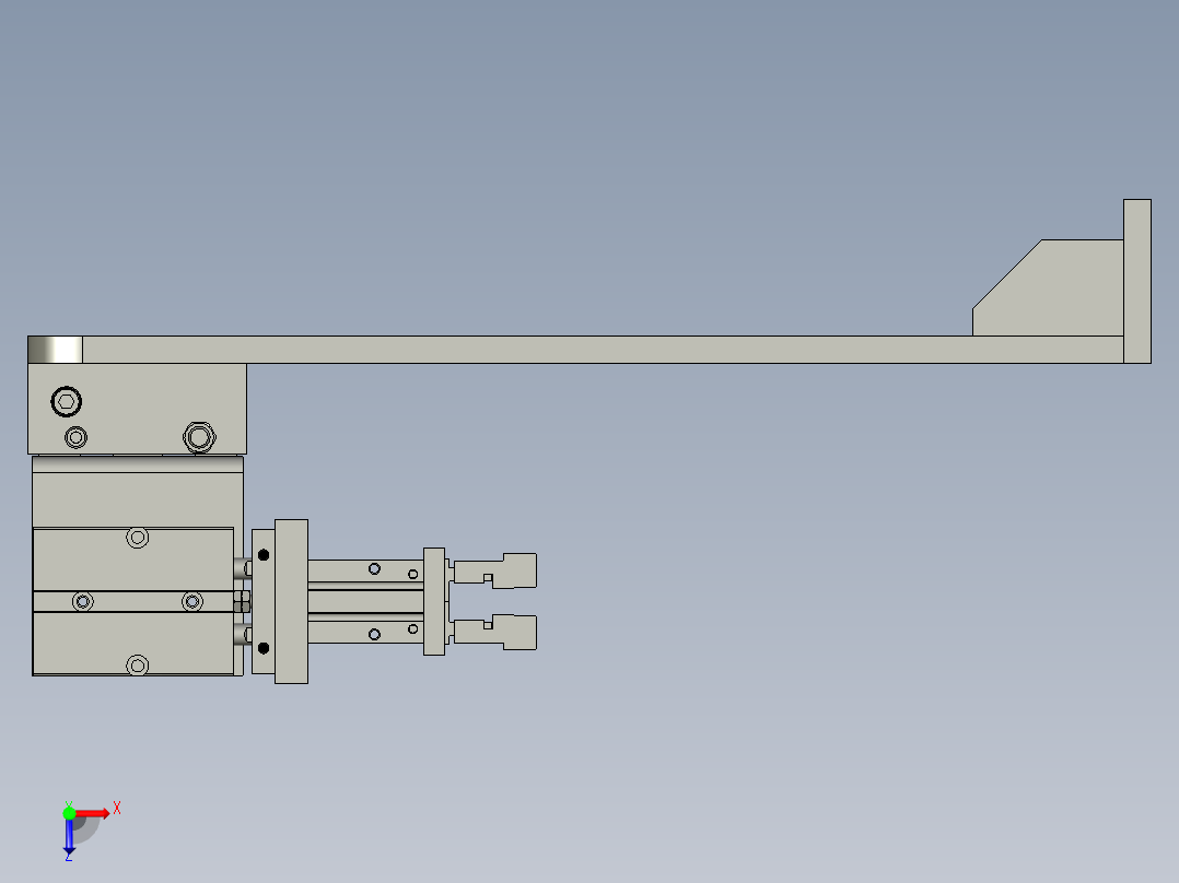 SLZZ-01B-A-00-橡胶件上料组俯视图