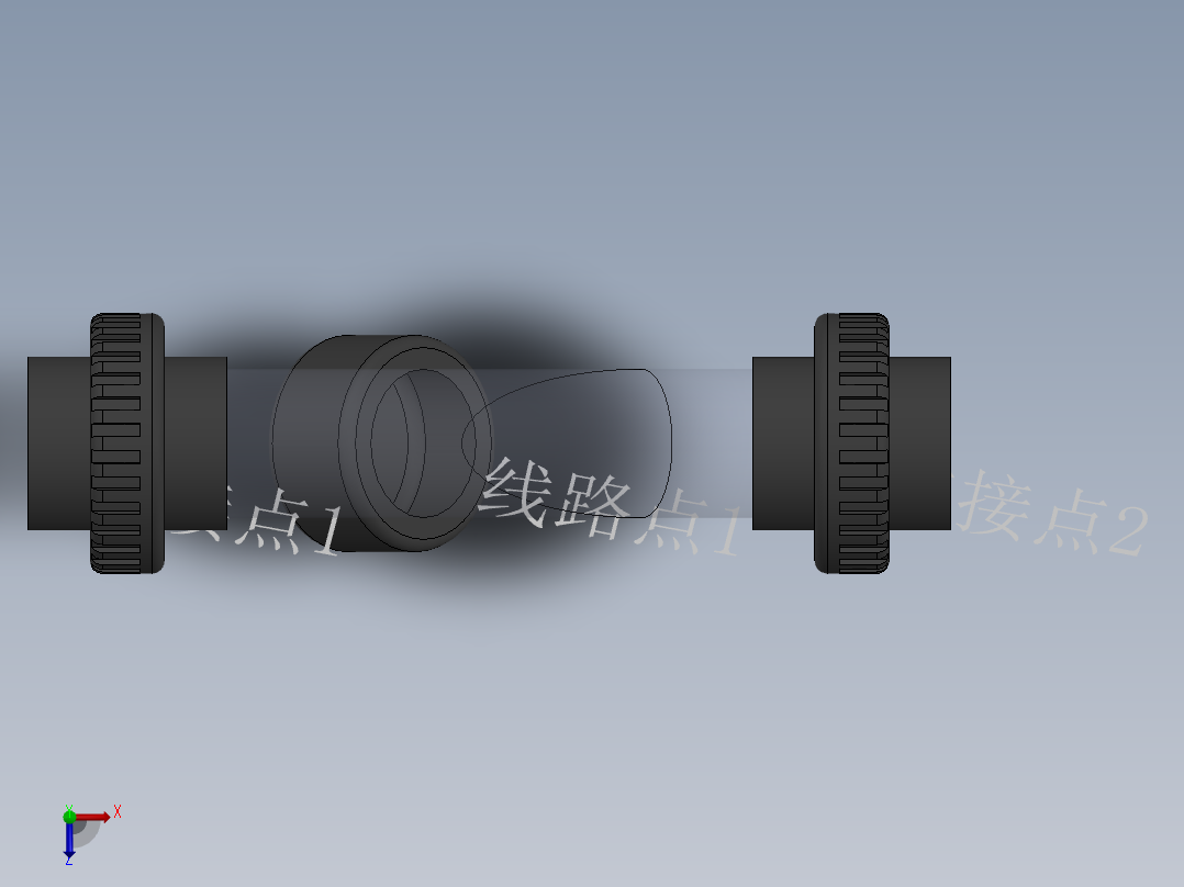 Y型过滤器-UPVC DN15-DN100(2)俯视图