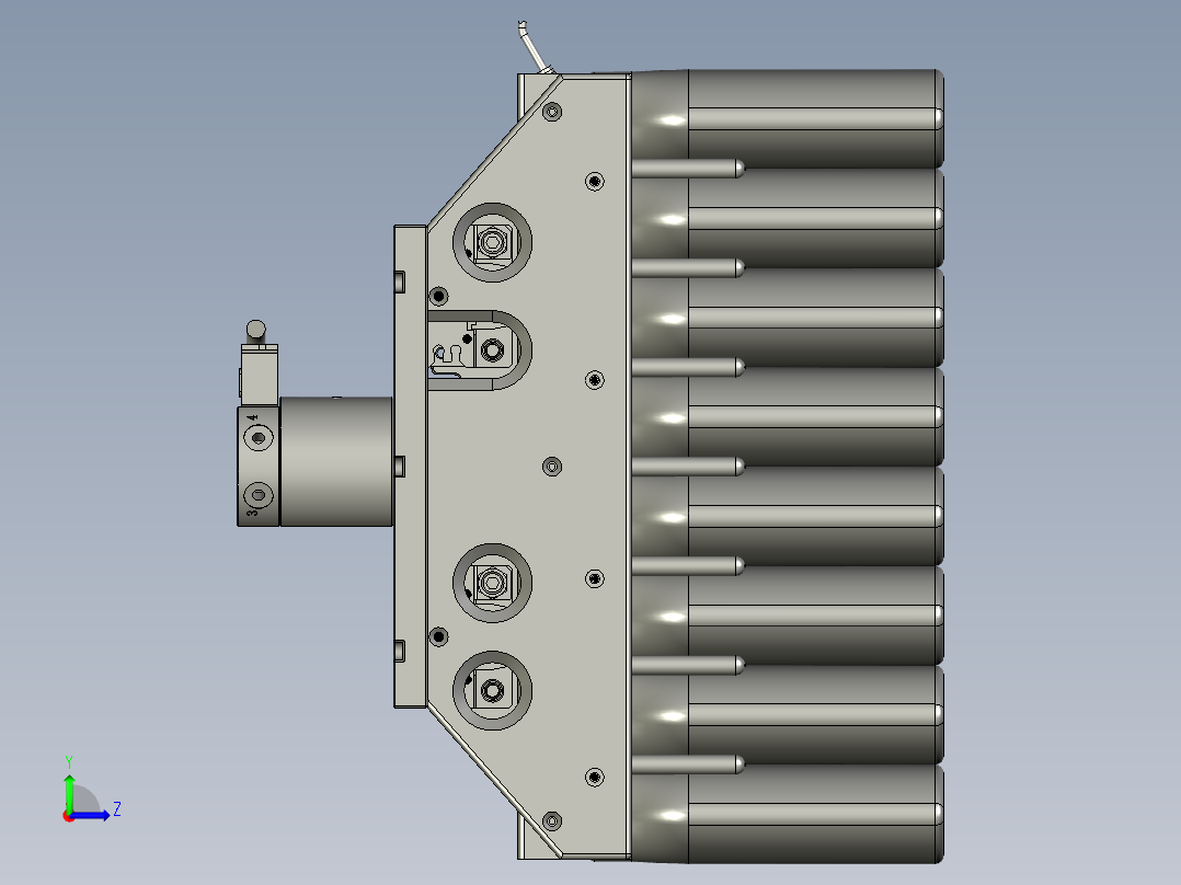 YLU055-001-125ml抓取模组左视图