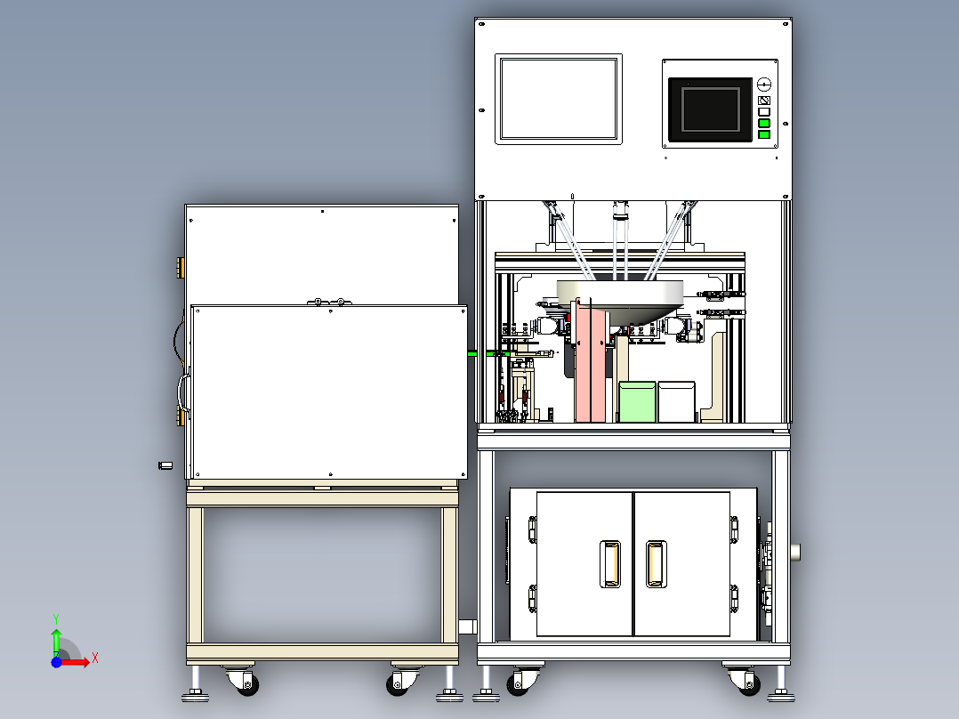 发那科检测机前视图