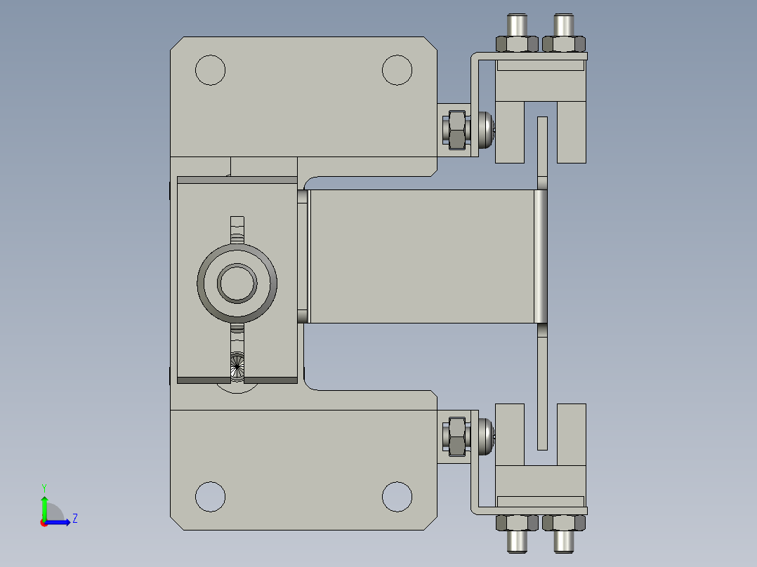 06-00-02凸轮升降机构左视图