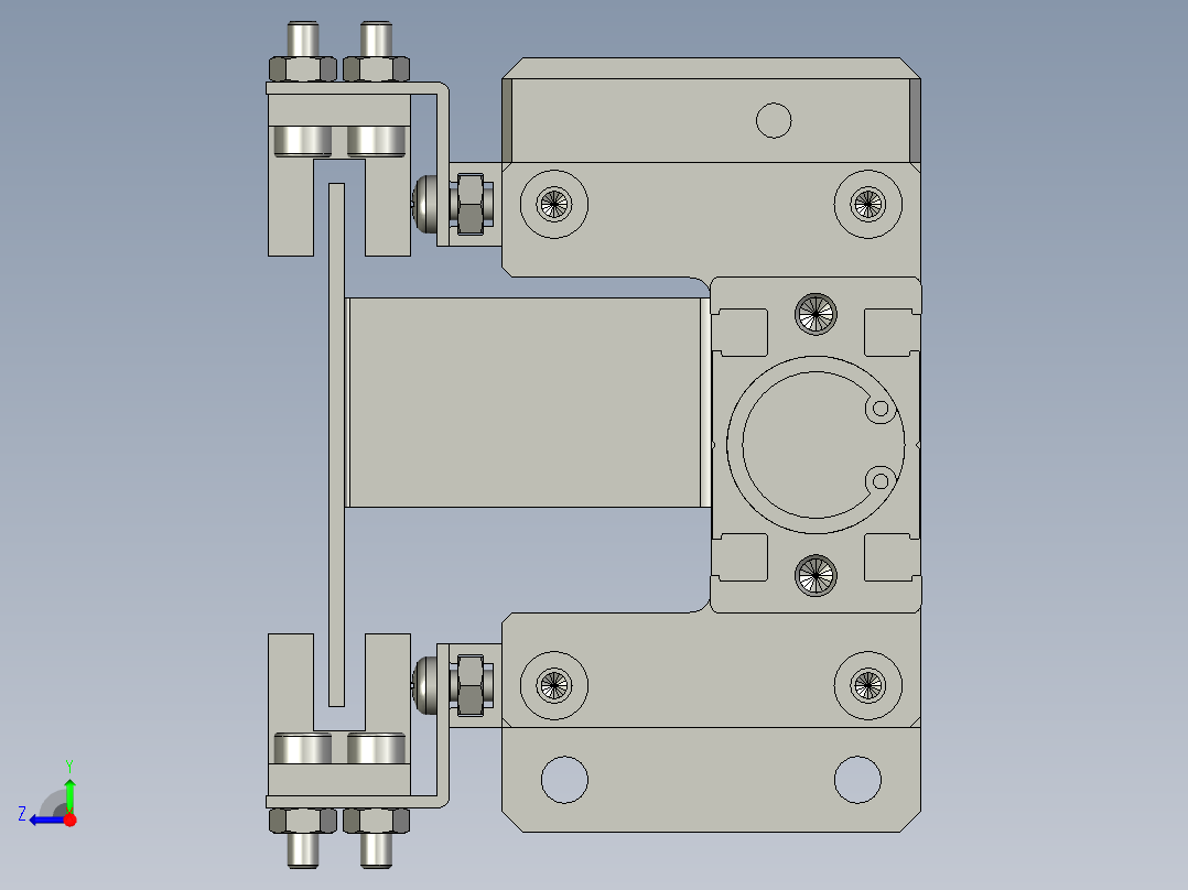 06-00-02凸轮升降机构右视图