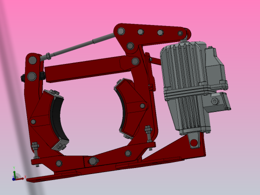 YWZ2系列电力液压鼓式制动器YWZ2-300／50-ⅠA-RL.HL