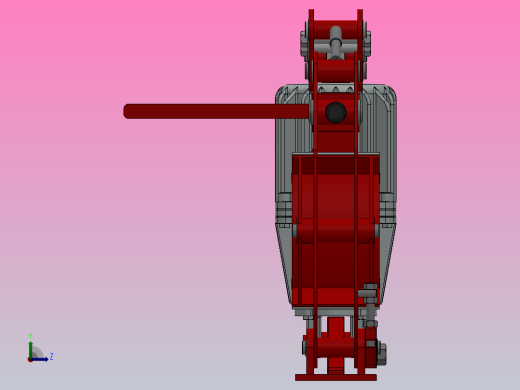 YWZ2系列电力液压鼓式制动器YWZ2-300／50-ⅠA-RL.HL左视缩略图