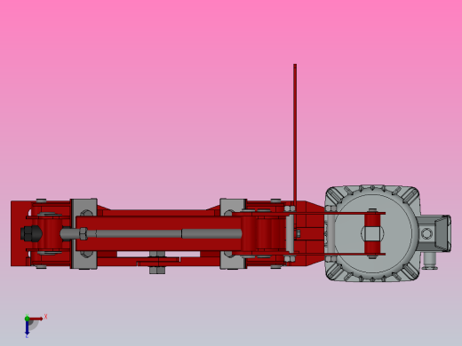 YWZ2系列电力液压鼓式制动器YWZ2-300／50-ⅠA-RL.HL俯视缩略图