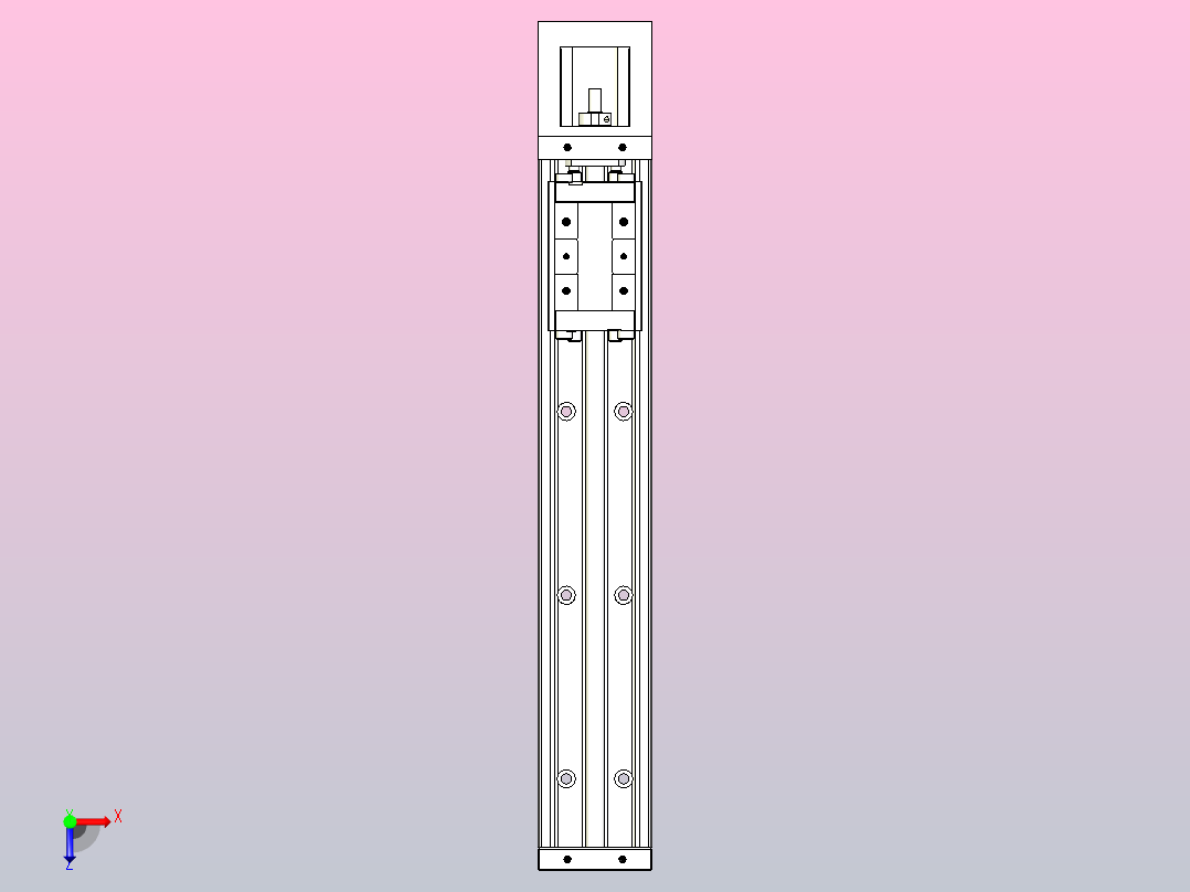 钢基模组TPA-KSR-5002C-300A1-M-F0俯视图