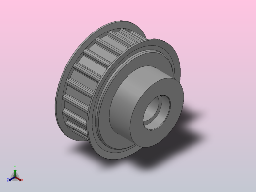 小凸缘型梯形齿同步带轮AT10型[SAT10DB-20-20-da15-ds20-S6-B]