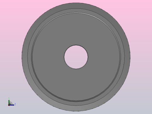 小凸缘型梯形齿同步带轮AT10型[SAT10DB-20-20-da15-ds20-S6-B]左视缩略图