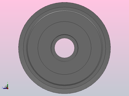 小凸缘型梯形齿同步带轮AT10型[SAT10DB-20-20-da15-ds20-S6-B]右视缩略图
