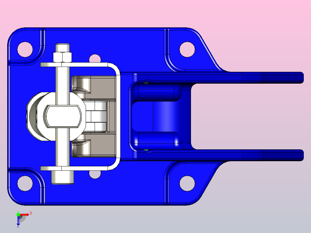 快速夹钳HS-31200PRA.IGS俯视图