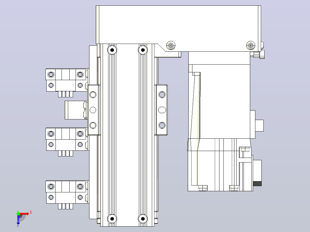 钢基模组TPA-KNR-4002C-100A1-MR-H1S1俯视图