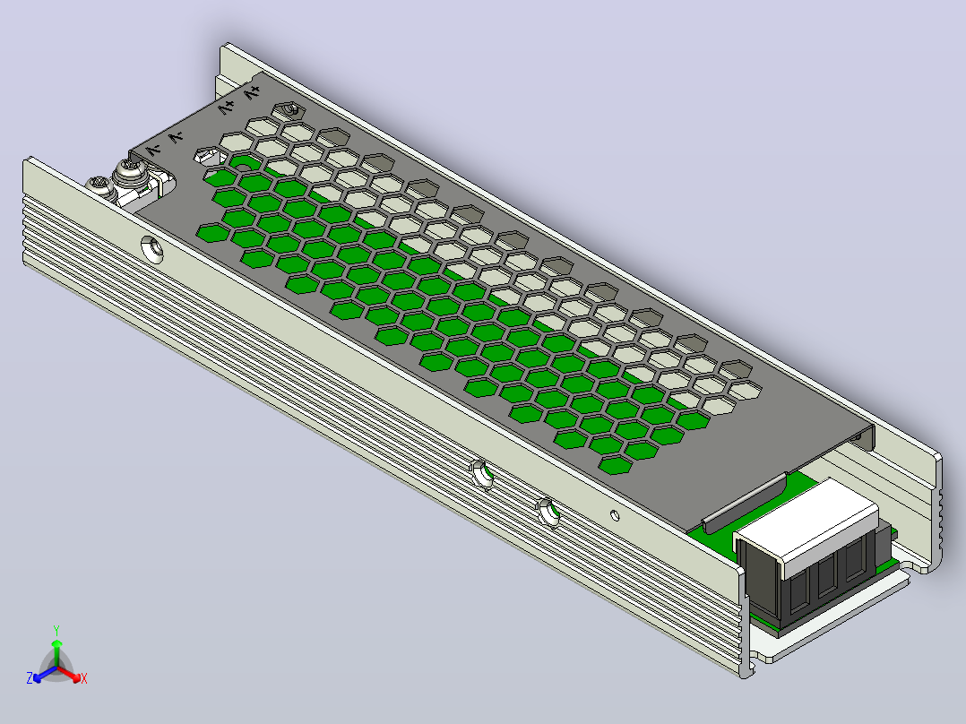 明伟电源UHP-200(R)-3D主视图