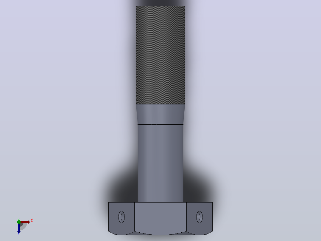 多套GBT27-GBT5790六角头螺栓3D模型Solidworks设计俯视图