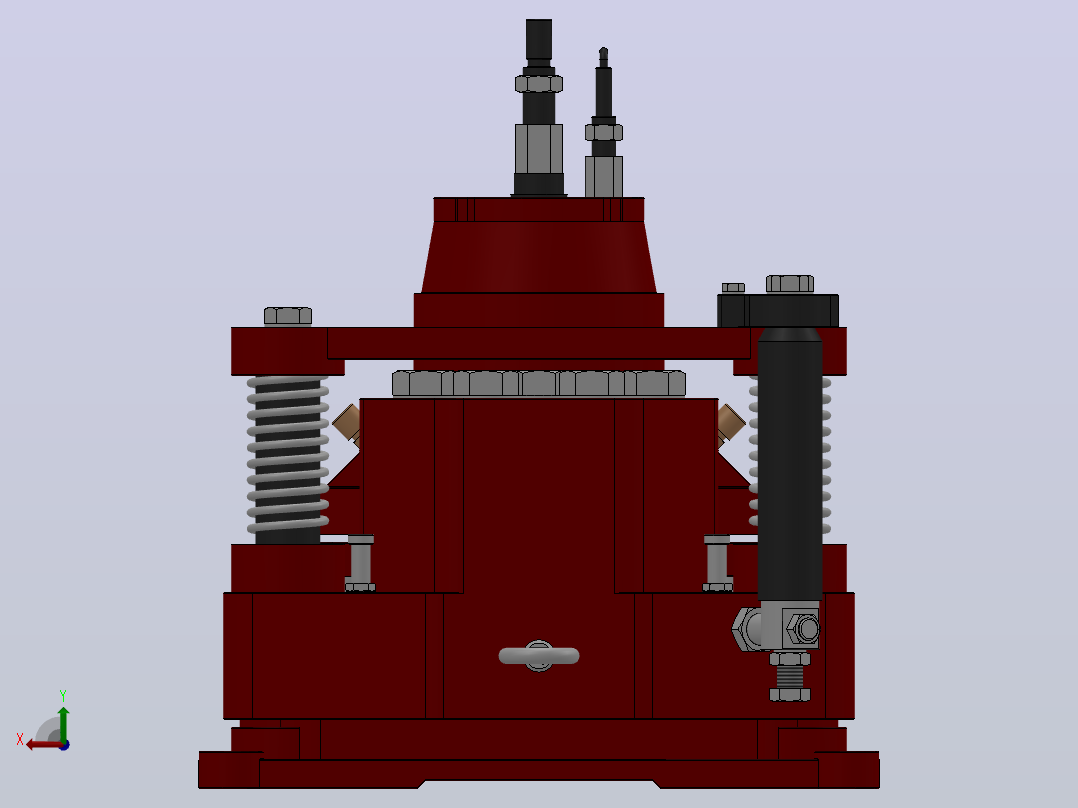 SBD17-G系列液压盘式制动器_SBD17-G-600×30-RL.WC.WL.1.J后视图