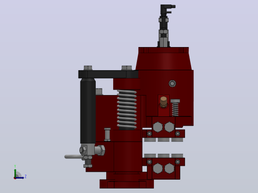 SBD17-G系列液压盘式制动器_SBD17-G-600×30-RL.WC.WL.1.J左视缩略图