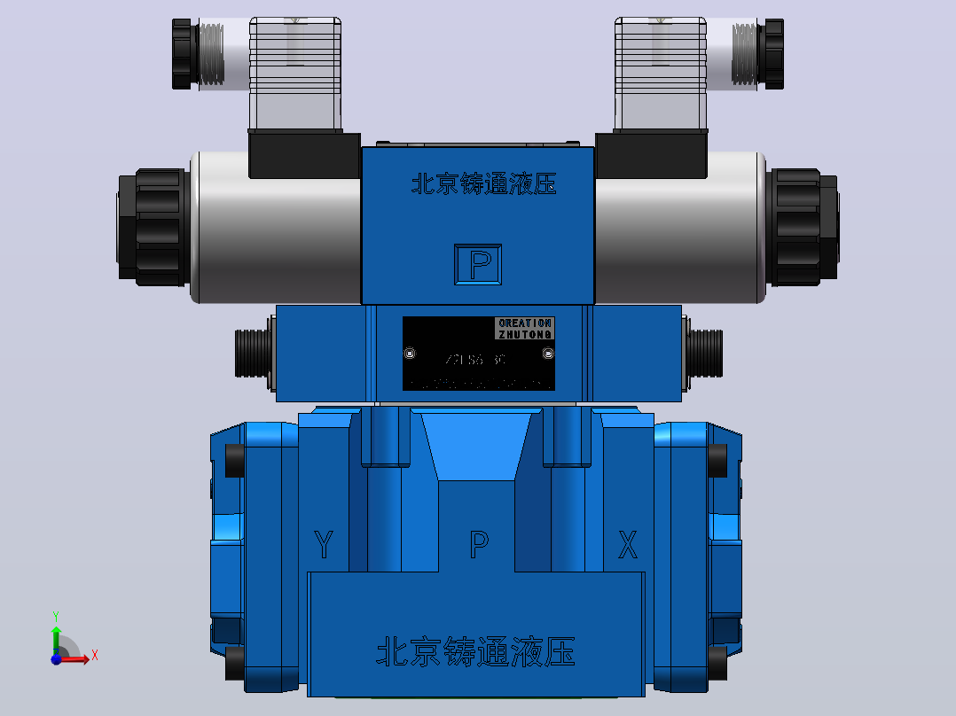 4WEH10-S 电液换向阀前视图