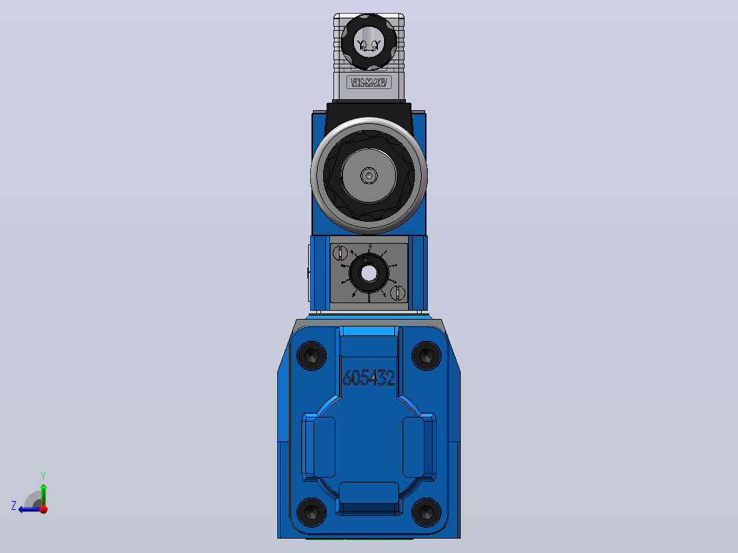 4WEH10-S 电液换向阀右视图