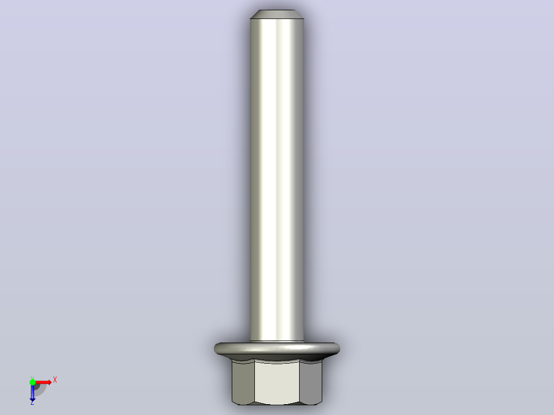 GB-T16674.1-2004 六角法兰面螺栓小系列俯视图