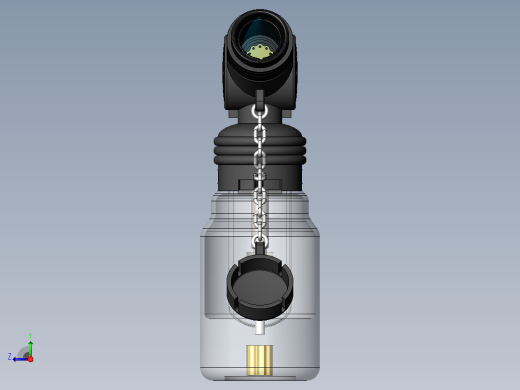 点烟器打火机3D图纸+Solidworks设计右视缩略图