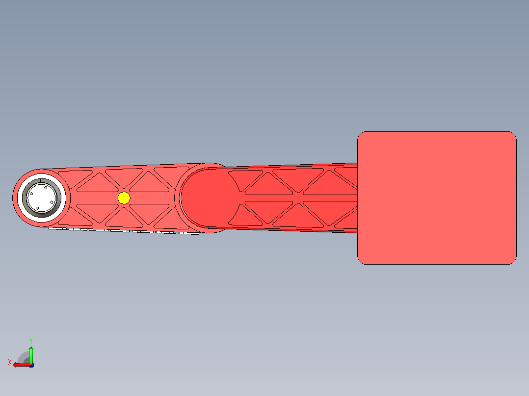 BRTIRSC0603A是一款SCARA 机器人后视图