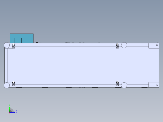 超长型材铸造件尺寸检测设备左视缩略图